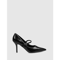 kamome trends zapatos de tacon salon selby negro para mujer
