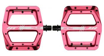 Ht components talon an71 par de pedales planos rojos