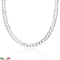 cadena barbada de plata 925 6mm