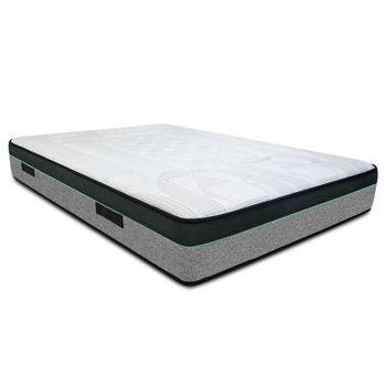 Colchón 80x190cm De Muelles Ensacados Max Con Gel Viscoelástico Y Núcleo Con 7 Zonas Soloduerme