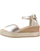 de pitillos sandalia de piel pitillos 10592 metal con cuna oro