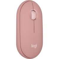 logitech pebble mouse 2 m350s raton inalambrico rosa 4000 dpi