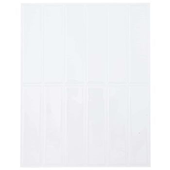 Azulejo Rectangular 50 Uds. Blanco 29 X 23 X 0,08 Cm Vidaxl