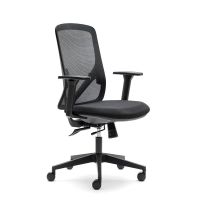 euromof lyon silla de oficina ergonomica negra