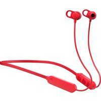 skullcandy jib wireless bluetooth earphones - red red