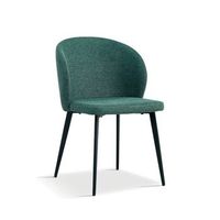 silla tapizada en tela para comedor en color verde coleccion hardin