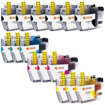 Pccom Essential Brother Lc3217 Cartucho Tinta Compatible Negro/cian/magenta/amarillo Pack 15
