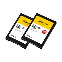 intenso ssd de 25 sata iii top doble pack ssd interna 2x 128 gb negro ssd 128gb 25 550mbs 6gbits serial ata iii