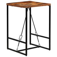 mesa de bar madera maciza reciclada 70x70x106 cm vidaxl