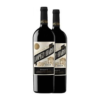 Hacienda López De Haro Vino Tinto Rioja Reserva Botella Magnum 1,5 L 13% Vol. (pack De 2 Unidades)