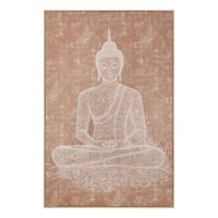 shanka lienzo impreso 78x118cm marron