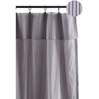 cortina leonie en algodon organico - pimienta rosa 280 x 140 cm
