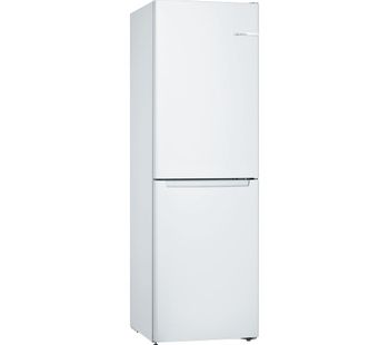 BOSCH Serie 2 KGN34NWEAG 50/50 Fridge Freezer - White, White