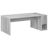 mesa de centro 1015x50x37 cm madera - gris