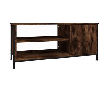 Mueble tv - mesa de tv madera contrachapada roble ahumado 100x40x45 cm