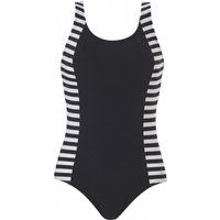 regular stripe chlorine resistant moulded cup swimsuit