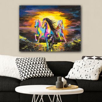 Pintura Decorativa Lienzo 378518413_70100 Multicolor 70x100 Cm