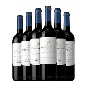 Viña Mayor Vino Tinto Ribera Roble 75 Cl 13.5% Vol. (pack De 6 Unidades)