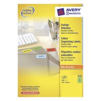 avery zweckform 3458 etiquetas a4 verde 105 x 148 mm r 4 por hoja  pack 100 hojas