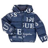 guess abrigo de plumas oversize hooded ls puffer para nina