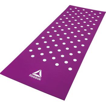 Alfombra De Entrenamiento Reebok Spots 7 Mm Púrpura