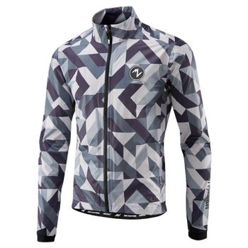 Morvelo Winter Attack Hydrologic Road Rain Jacket - Grey/White - XS