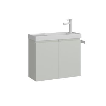 Mueble Para Lavabo  - 60 X 22 X 50 Cm - Mate Cashmere