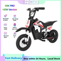 rcb r9x pro moto electrica infantil 36v 52ah 350w 12 25kmh autonomia 16km amortiguadores dobles luces ambientales 6 anos moto electrica para ninos regalo ideal para ninos ideal para todo
