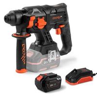 dnipro-m martillo perforador sds plus 20v brushless 17j o22mm hormigon 4 modos 4500 bpm led bateria 6ah  cargador r dhr-201bc