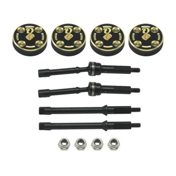 8PCS Piezas de Metal Mejoradas 1144 Eje de Acero Templado de 4.9mm Contrapeso para Vehículos Modelos Mini RC Axial SCX30