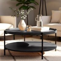 mesa de centro corbitan madera gris o 80 cm clp