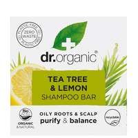 drorganic tea tree and lemon shampoo bar 75g