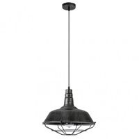 colgante flamenco 1xe27 rustico-plata regx36x36 cm