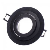 foco empotrable classic redondo negro