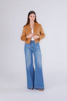 biker en eco-gamuza tobacco 44