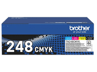 toner - brother tn-248val pack 4 1000 paginas cada color negro cian amarillo magenta