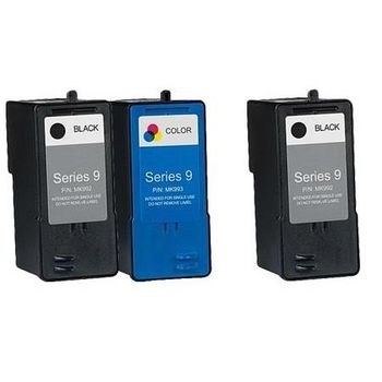Compatible Multipack Dell MK992/3 Full Set + 1 EXTRA Black Ink Cartridges (3 Pack)