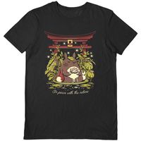 ilustrata camiseta manga larga in peace with the nature para hombre
