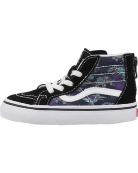 de VANS OFF THE WALL ZAPATILLAS NINO VANS MODELO SK8-HI ZIP COLOR NEGRO BLUWHT