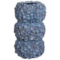 jarron retro boho de magnesio florero exterior interior azul muzaki