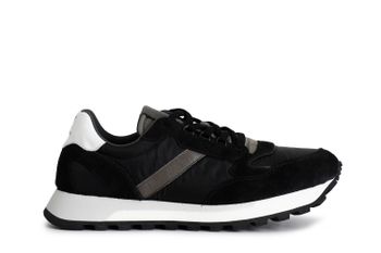 zapatillas deportivas para hombre en ante y tejido. multi black