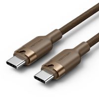 cable usb-c a usb-c vention trdjf 60w 3a 1m usb 20 marron