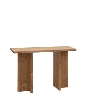 Consola de madera de abeto en roble oscuro 120x80cm