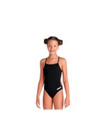 banador de natacion arena team swimsuit nina negro