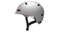 abus scraper 3 0 ace casco polar mate blanco naranja