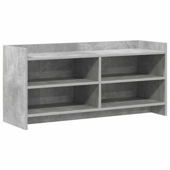 Mueble De Tv 100 X 33 X 47 Cm Gris Hormigón Vidaxl