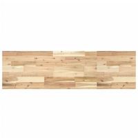 encimera tocador de bano madera acacia sin tratar 120x40x4 cm vidaxl