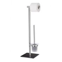 wenko juego de pie lima acero inox  - vidrio templado 235 x 20 x 69 cm