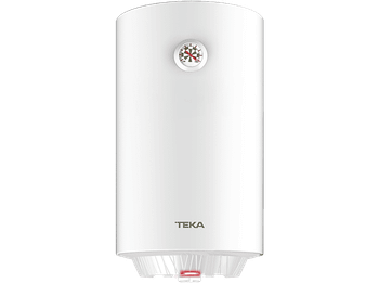 Termo eléctrico - Teka EWH 50 C, Capacidad 50L, Vertical, Tanque esmaltado en Zafire, IPX4, Blanco