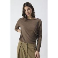 american vintage camiseta manga larga sonoma wide neck para mujer
